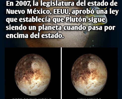 Plutón sigue siendo legalmente un planeta, pero solo en New Mexico, EEUU. Plutón sigue siendo legalmente un planeta, pero solo en New Mexico,EEUU.