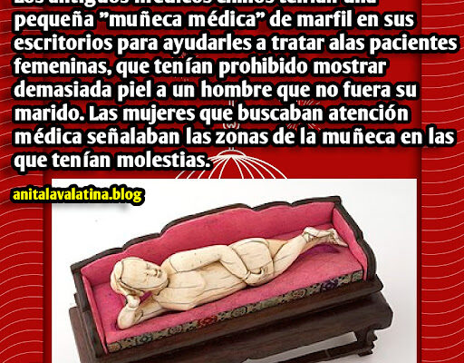 La curiosa muñeca médica china para pacientes mujeres ¿Sabias que..? La curiosa muñeca médica china para pacientes mujeres