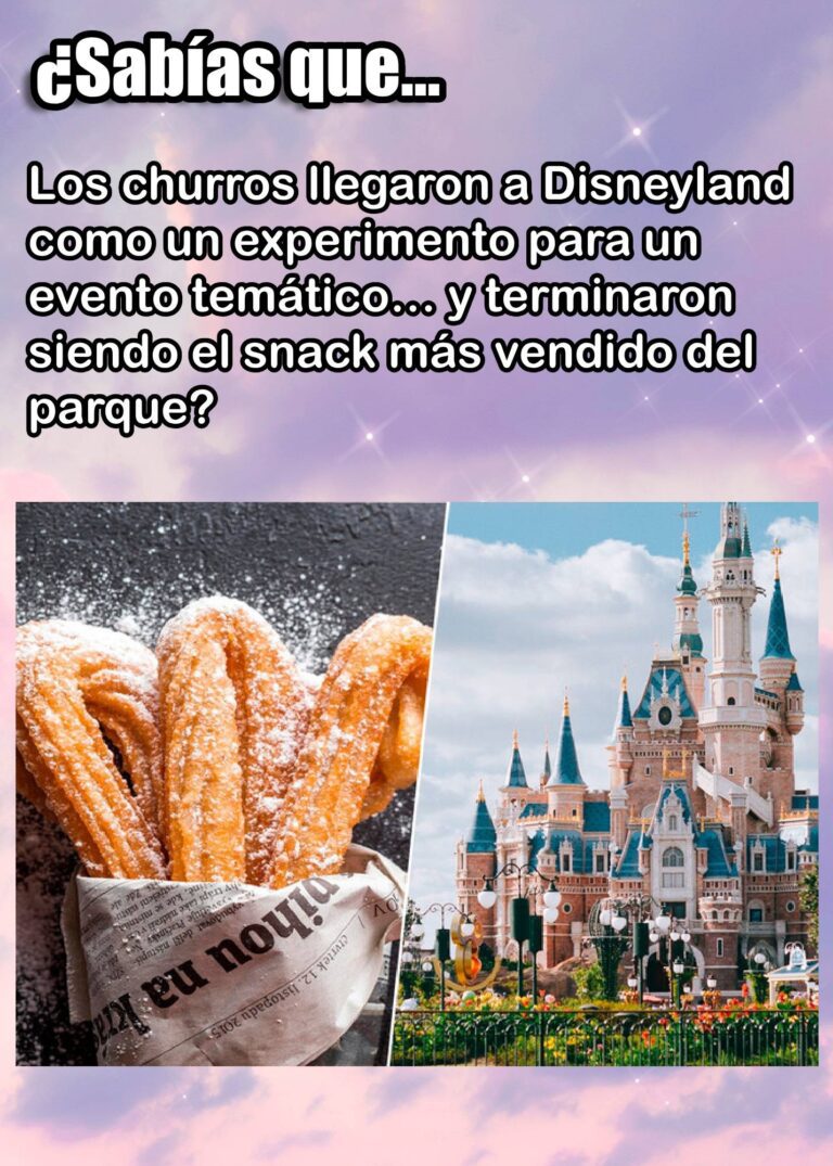 Cómo los churros se convirtieron en el snack más famoso de Disneyland