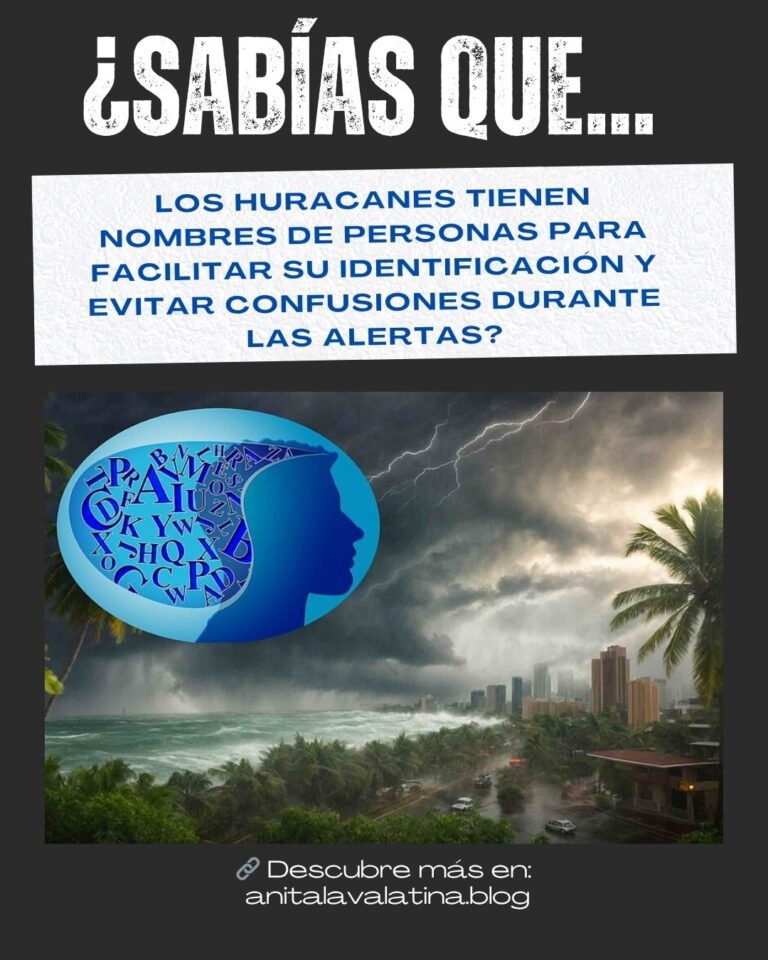 Por qué los huracanes y ciclones tienen nombres de personas